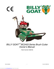 Billy Goat BC2403 Series Owner's Manual