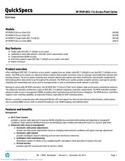 HP MSM-802.11n Quickspecs