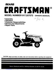 Craftsman 917.257572 Owner's Manual