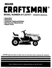 Craftsman 917.257571 Owner's Manual