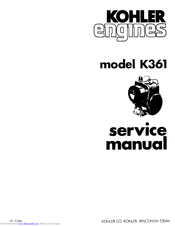 Kohler K361 Service Manual