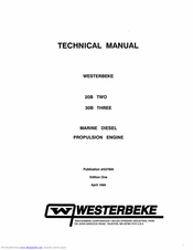Westerbeke 20B TWO Tehnical Manual
