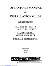 Westerbeke 15.0BTD60-HERTZ Operator's Manual