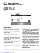 Multiquip DCA125USI3CAN Specifications