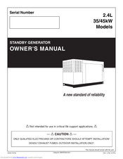 Carrier 2.4L 35kW Owner's Manual