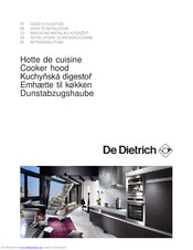 Dedietrich Cooker hood Manual To Installation