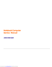 Clevo 3400 Service Manual