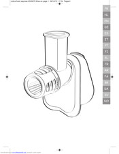 Moulinex FRESH EXPRESS DJ750G Instructions Manual