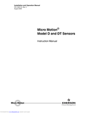 Emerson Micro Motion Installation Manual