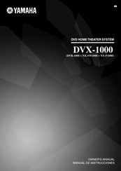 Yamaha DVX-1000 Owner's Manual