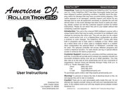 American DJ Roller Tron 250 User Instructions