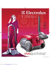 Electrolux Viva Quickstop Operating Instructions Manual