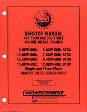 Westerbeke 15.0KW-60HZ Service Manual