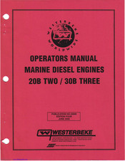 Westerbeke 20B TWO/30B THREE Operator's Manual