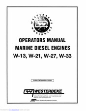Westerbeke W-13 Operator's Manual