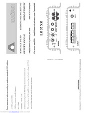 Audison LR 52 XR Owner's Manual