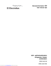 Electrolux ERB 34001W User Manual