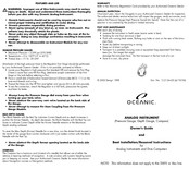 Oceanic Pressure Gauge Owner's Manual