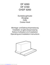 Aeg DF 6260 Operating And Installation Manual