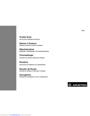 Ariston A46C Use And Care & Installation Instructions Manual