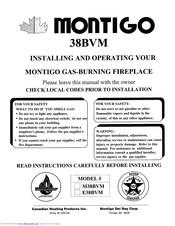 Montigo M38BVM Installing And Operating Instructions