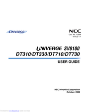 NEC Univerge SV8100 DT310 User Manual