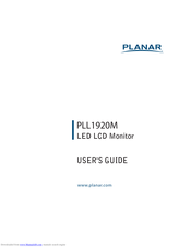 Planar PLL1920M User Manual