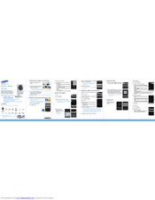 Samsung SMARTCAM SNH-1011N Quick Start Manual