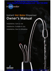 Emerson Instant Hot Water Dispenser Installation, Care & Use Manual
