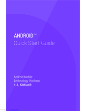 LG Android 4.4 Kitkat Quick Start Manual