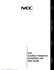 Nec 910i Installation And User Manual