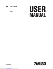 Zanussi ZOF35501XK User Manual