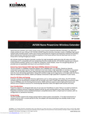 Edimax HP-5101Wn Datasheet