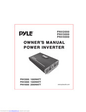 Pyle PNV3000 Owner's Manual