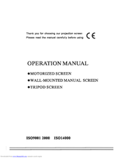 Pyle PRJSL100 Operation Manual