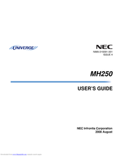 Nec Univerge MH250 User Manual