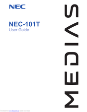 Nec NEC-101T User Manual
