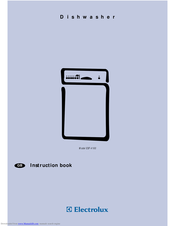 Electrolux ESF 4160 Instruction Book