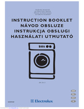 Electrolux EW 934 S Instruction Booklet