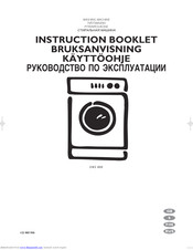 Electrolux EWS 800 Instruction Booklet