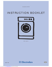 Electrolux EW 1062 W Instruction Booklet