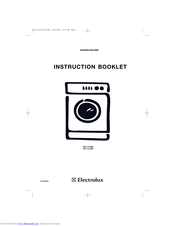 Electrolux EWF 12108W Instruction Booklet