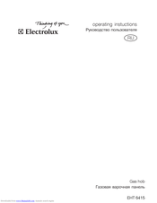 Electrolux EHT 6415 Operating Instructions Manual