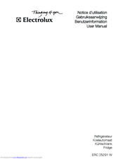 Electrolux ERC 25291 W User Manual