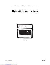 Electrolux EON5627 Operating Instructions Manual