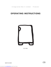 Electrolux EU 1180 U Operating Instructions Manual
