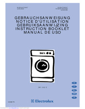 Electrolux EW 1042 S Instruction Booklet