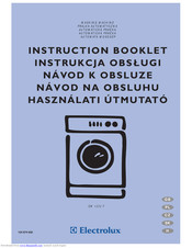 Electrolux EW 1232 F Instruction Booklet