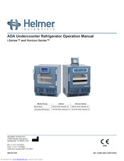 Helmer iLR104-ADA D Operation Manual