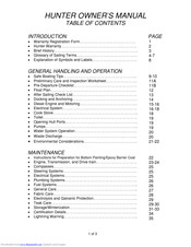 Hunter Marine Family User Manual